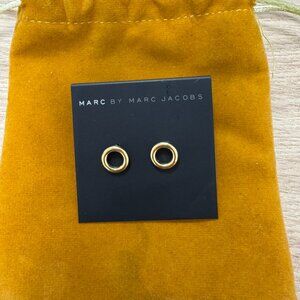 Marc By Marc Jacobs Donut Stud Earrings - Gold Color